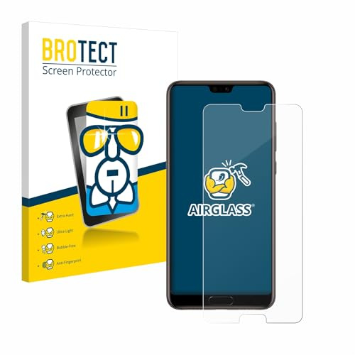 BROTECT Schutzglas für Huawei P20 | Transparenter Displayschutz Made in Germany Schutzfolie Panzer Folie Glas 9H Anti-Fingerprint Einfache Montage Clear