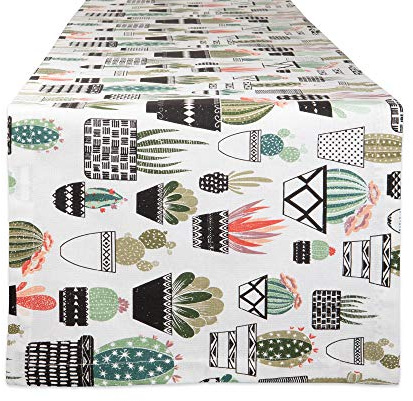 DII Urban Cactus Kitchen Collection, 14x72 Tablerunner