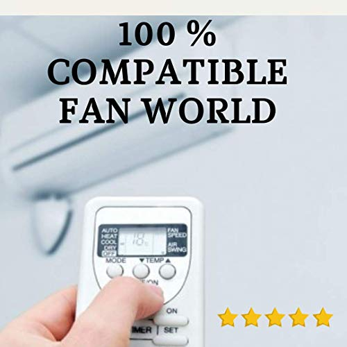 Fan World - Mando Aire Acondicionado - Mando a Distancia Compatible con Entrega en 24-48 Horas.