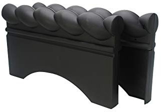 Linic Black Colour Full Rope Top Plastic Garden Border/Lawn Edging. UK Made. (X8172) Free UK Postage. (10)