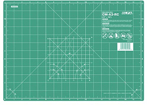 OLFA Multi-Purpose Double-Sided Use Craft Mat: 42.5x30cm / 17x12in
