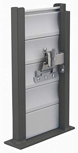 THIRARD - Serratura per Tapparelle - Anti-Sollevamento - Inox 18/10 - Accessorio Sicuro per Casa - Resistente e Affidabile - 67 x 71 mm - 2 Pezzi - Grigio