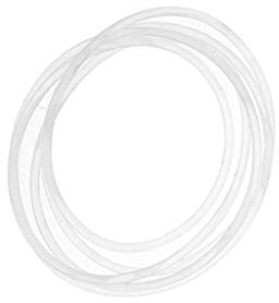 SHOTAY Antriebsriemen, Durchmesser 284 runder AbschnittTurntable Belt LP Schallplattenspieler Phonograph Zubehör Weiß