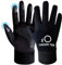 Winter Fahrradhandschuhe Kinder Jungen Mädchen Thermo Warm Touchscreen mit Handflächengriff für Laufen Fußball MTB Rugby Bike Hockey Skating Tischtennis Wandern (Schwarz, M)