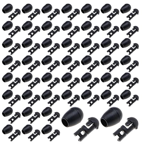 eMagTech 50PCS Quick Change Beads Fishing Connector Snap Accessories Fishing Hooklength Instantly Shock Beads for Hook Links Method Feeder Carp Fishing Feeder