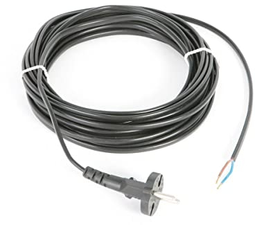 Hochwertiges Kabel passend für alle Miele Staubsauger - Anschlusskabel Länge: 6 m - Anschlussleitung mit Eurostecker - 2x0,75mm² Kupferkern - Auch für Kabeltrommel geeignet