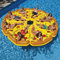 Luftmatratze Pool Schwimmring Erwachsene Luftbetten Sommer Kreative Pizza Floating Zeile Berg Erwachsene Schwimmen Strand Meer Wasser Schwimmbett 180 * 135 * 30 cm zum Abkühlen im Pool