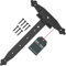 KOTARBAU® Kreuzgehänge 300 mm Ladenband Scharnier Band Platte Baubeschlag Torbeschlag Holzverbindung Werfgehänge T-Scharnier T-Band Pulverbeschichtet