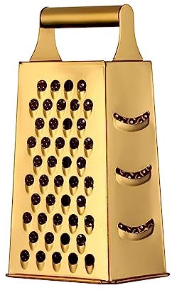 Multifunctional Stainless Steel Grater Slicer with Handle, Large 4 Sides Cutter for Ginger, Garlic, Cucumbers, Carrots, Cheese, Potato