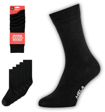 Mela - Socken 5er Pack Basic | Nachhaltig mit Fairtrade Cotton, GOTS & Grüner Knopf Zertifizierung