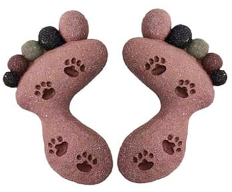 Décoration de Jardin 13 X 7 Pierres D'escalier à Empreinte de Pied Kit de Jardin, Jardin & Jardin Décor Art Footstones, 1paire de Dalles de Pieds pour Porche Extérieur Allée Patio Pelouse ( Color :