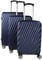 Geographical Norway Hartschalenkoffer ABS Trolley Koffer Kofferset Reisekoffer, Farbe:Navy