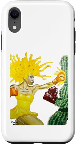 Hülle für iPhone XR Fight the Kaktus