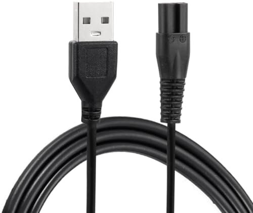 Ersatz Universal Ladegerät USB für Rasierer Haarschneider | Ladekabel für Elektrorasierer Rasierer Skull Shaver Pitbull | Kompatibel mit vielen Verschiedenen Marken