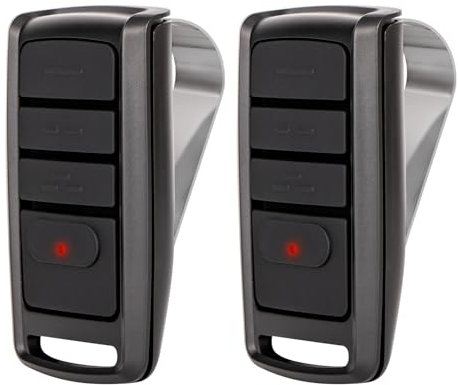 O3T-BX O3T-A 315/390MHZ Dual Frequency Auto-Seek Overhead Door Garage Opener Remote, for Overhead Door CodeDodger/Genie Intellicode, 3 Buttons Remote Replace for Overhead Door Remote (2 Pack)