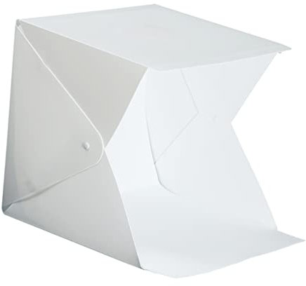 PHENOFICE 1satz Faltbare Mini Fotostudio Box Mit Licht Tragbare Fotografie Zelt Für Produktfotos Inklusive Farbiger Hintergründe Und USB-stromversorgung Für Schmuck Kleine Gegenstände