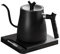Bollitore per Acqua Calda, Bollitore a Collo di Cigno Bollitore Elettrico per Caffè in Acciaio Inox Nero Bollitore Collo d'Oca 1L Riscaldamento Rapido per Caffè e Tè