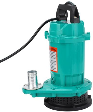 Bomba de Sumidero, Bomba de Agua Sumergible QDX5-20-1.3 Bomba de Servicio Automática de Elevación de 1300 W y 20 M con Cable de Alimentación de 32,8 Pies para Sótano, Piscina,