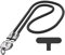 2-in-1 Mobile Phone Lanyard Multi Charger Cable 240W 5A Type C USB Keychain Fast Charging Universal PD for Apple iPhone Lightning Android QC Data Cell 2in1 (Black, 1.2m)