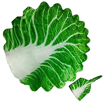 BESPORTBLE Chinakohl Babydecke Und Kinder Kopfbedeckung Satz Weiche Flanell Wickeldecke 85cm Kuschelige Ganzjahresdecke Für Neugeborene Und Kleinkinder Multifunktional Für Kinderwagen Und Babyschale