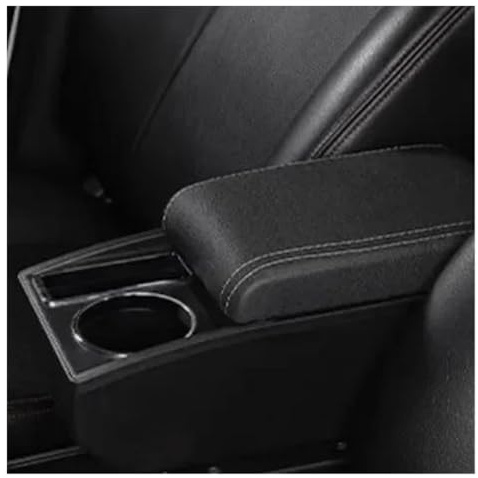 Armlehnenbox Für Peugeot 207CC Auto-Armlehnenbox Zentrale Aufbewahrungsbox Getränkehalter Spezielle Nachrüst-Autozubehör-Armlehnenbox Mittelarmlehne(N1 White line No USB)