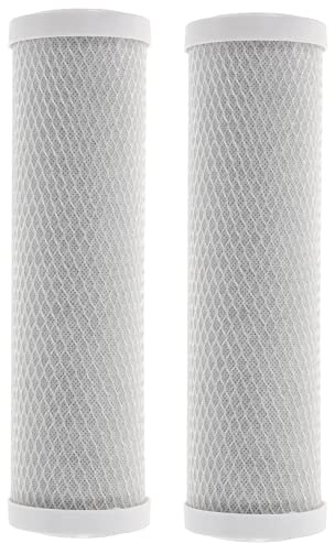 DIYEAH 2 Stück 10 Zoll Cto Wasserfilterkern Universal Filtersatz Für Haushalt Wasserreiniger Mit Hochleistungs-Kohlefilter Zur Verbesserung Der Trinkwasserqualität