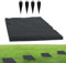 JIEBWCHA Pierres De Pas pour Le Jardin | Pavés Décoratifs pour Allées | Lot de Dalles de Jardin avec Piquets pour Chemins Terrasse Piscine Aire de Jeux Extérieur