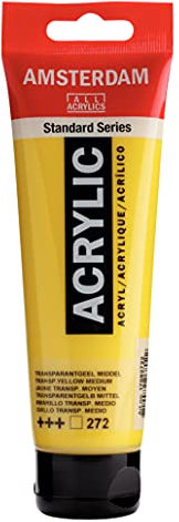 Amsterdam Standard Series Acrylique Tube 120 ml Jaune Transparent Moyen 272 (17092722)