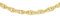 CARISSIMA Damen 0.7 mm Prinz von Wales Halskette 9k (375) Gelbgold 41 cm/16 zoll 1.12.0013