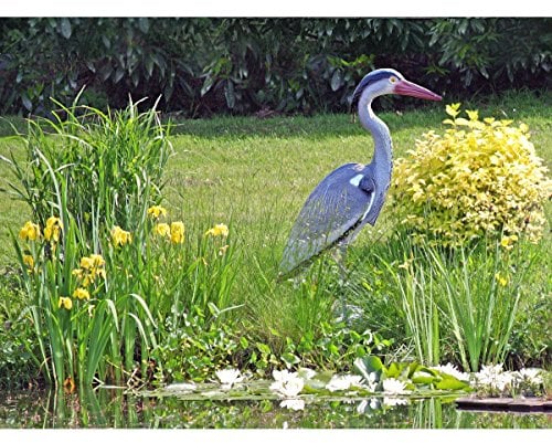 Gartenvogel Fischreiher, Dekovogel aus Kunststoff