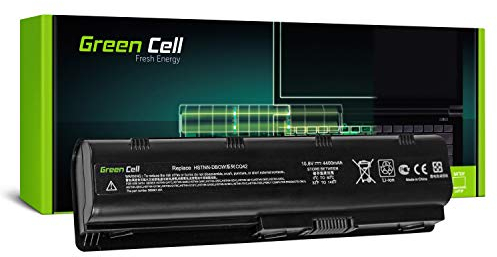 Green Cell® Standard Serie MU06 Batería para HP Envy 17 Pavilion DM4 DV6-3000 DV6-6000 DV7-6000 G6-1100 G7-1000 G7-2200 Ordenador (6 Celdas 4400mAh 10.8V Negro)