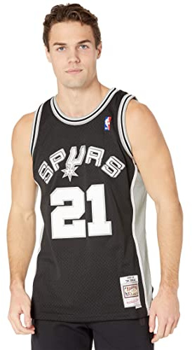 Mitchell & Ness NBA Swingman Road Jersey Spurs 98 Tim Duncan Black MD