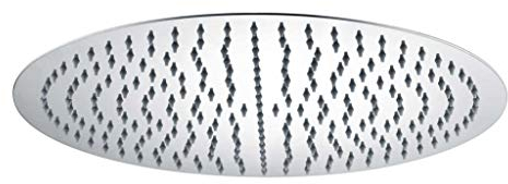 vanvilla Ultra Slim Duschkopf 40cm rund Edelstahl poliert Regenbrause Regendusche PD-S205D