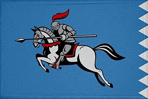 U24 Aufnäher Ritter Motiv Nr. 54 Fahne Flagge Aufbügler Patch 9 x 6 cm