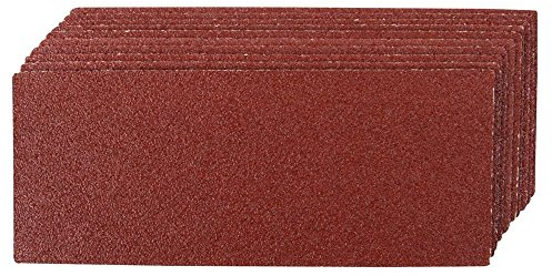 40 x Mixed Grit ,60,80,120 + 240 Grit Sanding 1/3 Sheets Plain 93 x 230mm