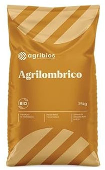 Humus di lombrico (Agrilombrico) (25 Kg), terriccio per piante e fiori
