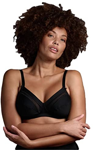 LEPEL Intimo Donna Reggiseno Senza Ferretto belseno Cotone 270 Colore Nero Taglia 2 Coppa c