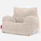 Lounge Pug, Sitzsack Ohrensessel, Pom-Pom Creme