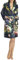 Essenza Bademantel Fleur Nightblue, XS, 100% Polyester, Blumen Pfingstrosen Tulpen