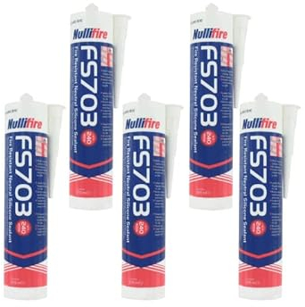 Brandbekämpfungskitt NULLIFIRE FS703 wei - 310ml x5