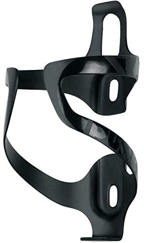 SKS GERMANY PURE Flaschenhalter für Fahrräder (Fahrradzubehör aus Vollcarbon, besonders leicht und belastbar, sicherer Halt, Trinkflaschenhalterung in matt/glänzenden Stealth-Design), schwarz