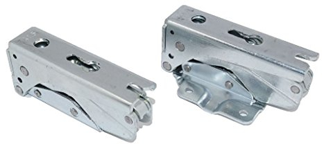 Yourspares Fridge Freezer Integrated Door Hinge Set Left Right Pair Fits Siemens IQ-300 KI42LVS30G, IQ-300 KI81RVS30G and IQ-300 KI82LVS30G