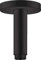 hansgrohe Deckenanschluss S für Regendusche, Anschluss Kopfbrause 10 cm, Mattschwarz