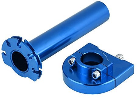 Motorcycle Throttle - Throttle Twist Grips 22Mm Universal 7/8 22Mm Handlebar Throttle Twist Grips Accelerator Replacement for Motorcycle Scooter for Dirt Bike(Blue)