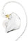 BASN Bmaster DREI-Dynamische Treiber In-Ear-Monitore Kopfhörer mit Zwei Abnehmbaren Kabeln Ohrhörer Geeignet für Tontechniker Musiker (Weiß)