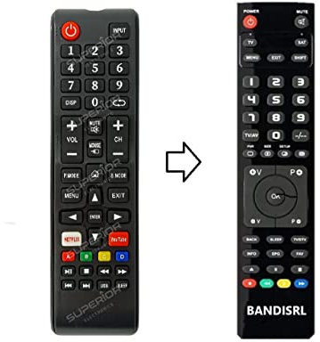 SU 4549 Telecomando compatibile per TV AKAI solo per modelli in descrizione