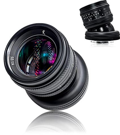 AstrHori 50 mm F1.4 Vollformat-Objektiv mit manueller Neigung und großer Blende, kompatibel mit spiegellosen Leica Sigma Panasonic L-Mount-Kameras
