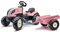 FALK - Trattore a pedali Rainbow Star rosa con rimorchio - Da 2 anni - Contiene il 40% di plastica riciclata - Made in France - 2056L