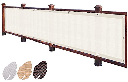 SAGIDAR Seitenmarkise - Wetterschutzplane, 90% UV-Schutz, Balkon Sichtschutz, Robust & Stabil, Mit Ösen, Reißfest, 90cmx240cm, Für Terrassen, Gärten, Höfe, Rechteckige Sonnensegel