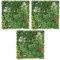 CHRISTOW Meadow Artificial Plant Living Wall Panels, Garden Fence Covering Decoration, Indoor Outdoor Decor, Waterproof UV Protected (3 Sets of 2 100cm x 50cm Panels)